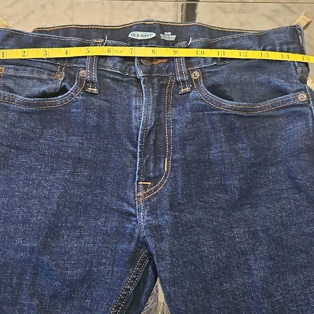 Old Navy Slim Dark Wash Straight Leg Jeans Size 30x32